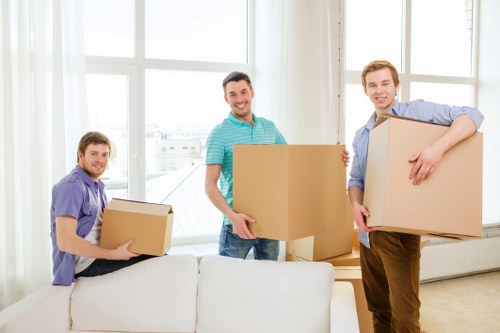 Careful packing and loading for a Brixton home move