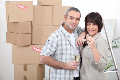 Small business relocation using a van service in Brixton